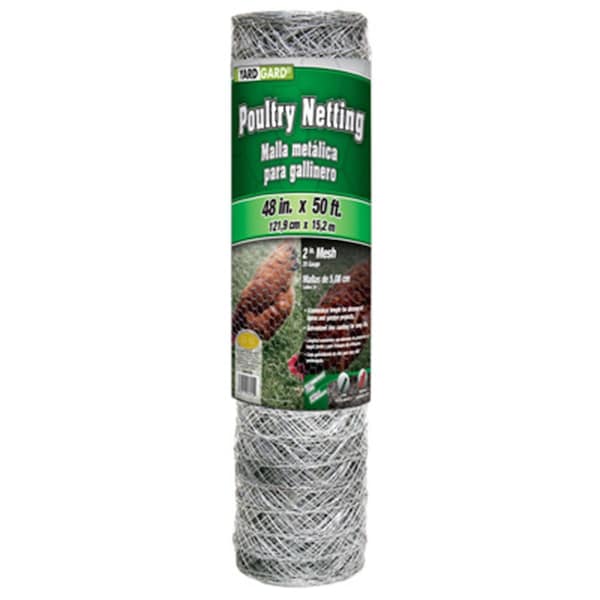 Midwest Airlines Midwest Air 308476B 48 in. x 50 ft. Galvanized Poultry Net MI576737 - main